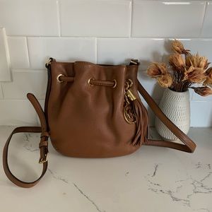 Michael Kors Leather Crossbody Bag Purse